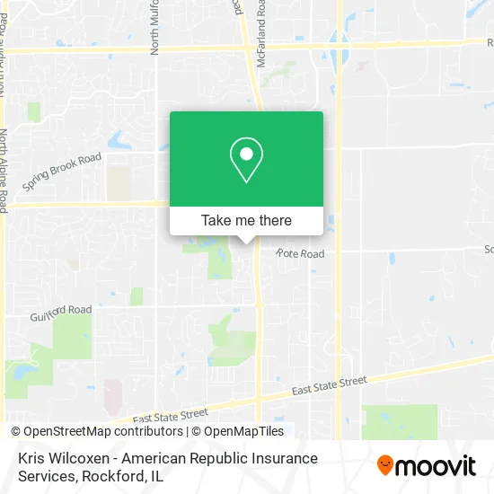 Kris Wilcoxen - American Republic Insurance Services map