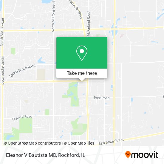 Eleanor V Bautista MD map