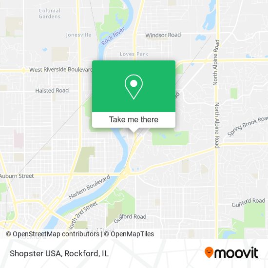 Shopster USA map