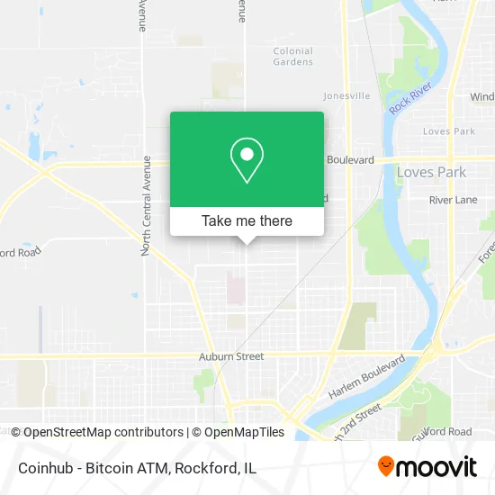 Coinhub - Bitcoin ATM map