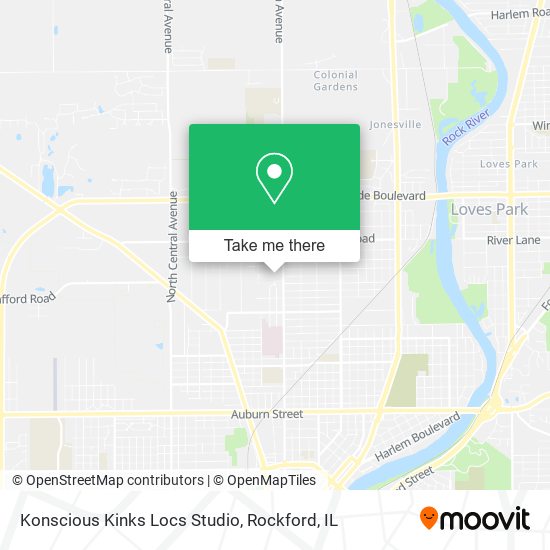 Mapa de Konscious Kinks Locs Studio
