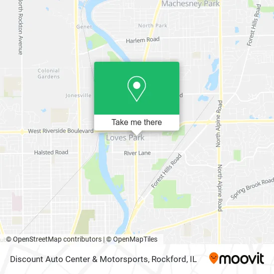 Discount Auto Center & Motorsports map
