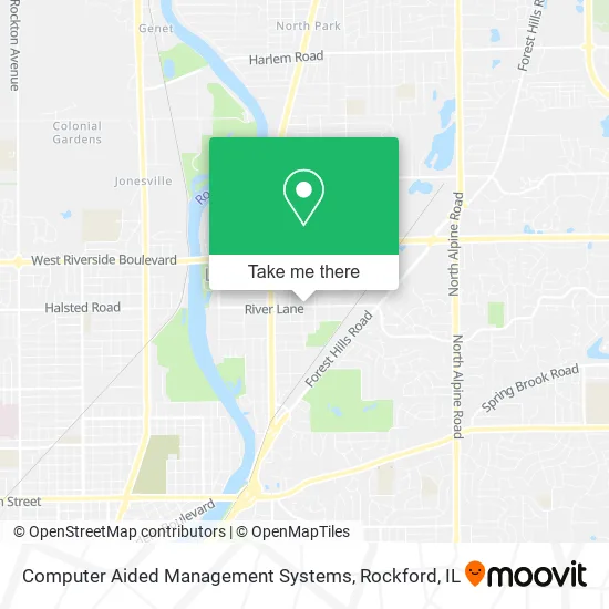 Computer Aided Management Systems map