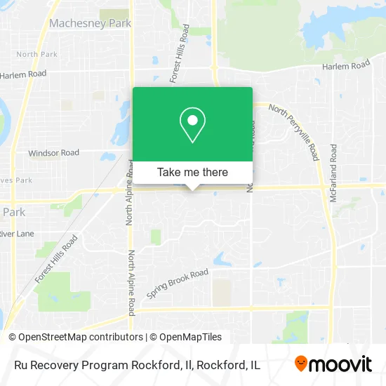 Ru Recovery Program Rockford, Il map