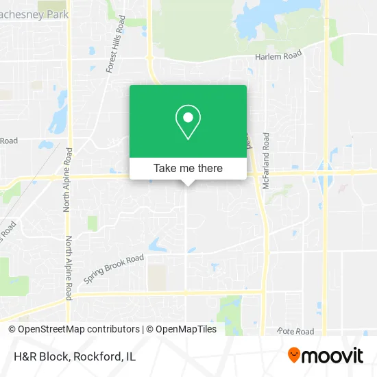 H&R Block map