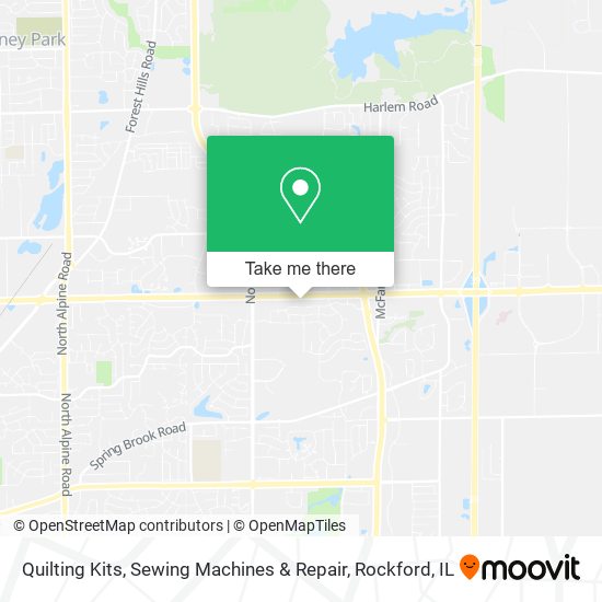 Mapa de Quilting Kits, Sewing Machines & Repair