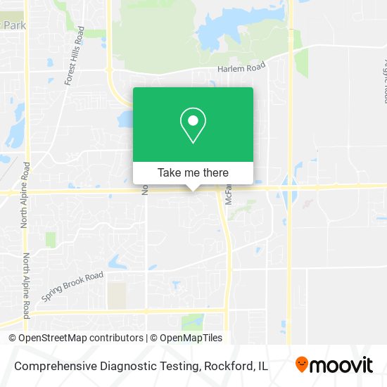 Mapa de Comprehensive Diagnostic Testing