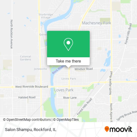 Mapa de Salon Shampu