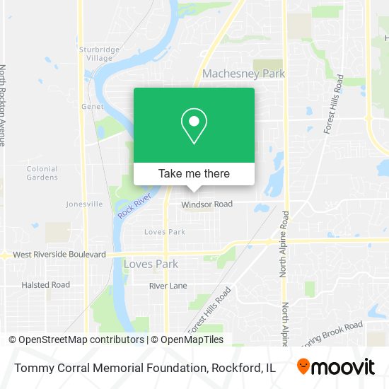 Tommy Corral Memorial Foundation map