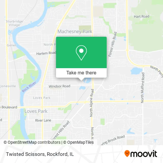 Twisted Scissors map