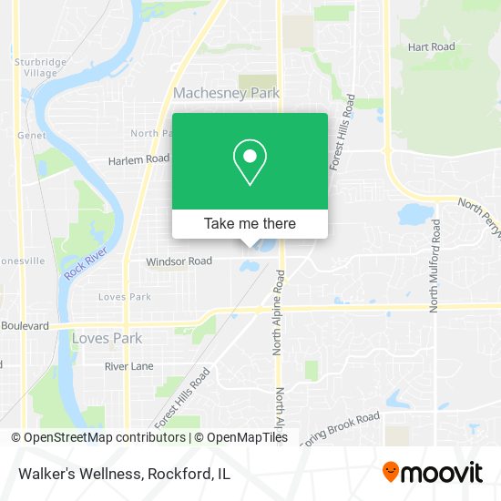 Mapa de Walker's Wellness