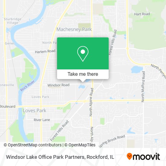 Windsor Lake Office Park Partners map