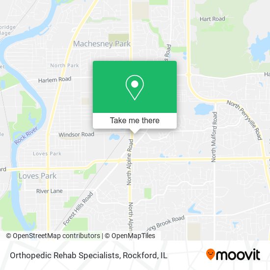 Mapa de Orthopedic Rehab Specialists