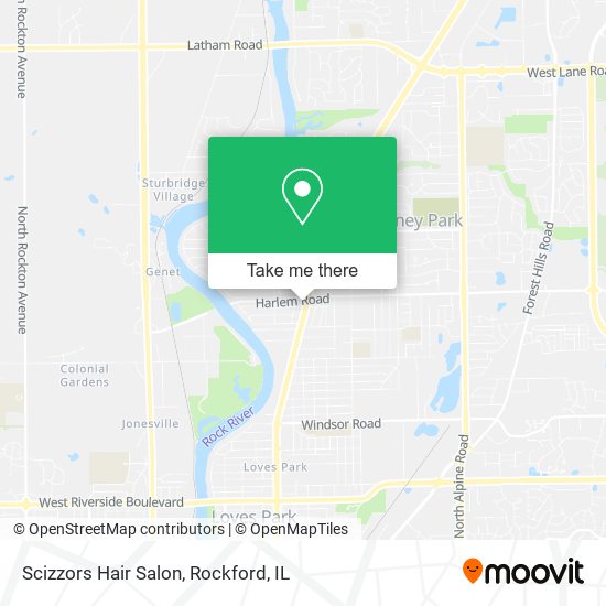 Scizzors Hair Salon map