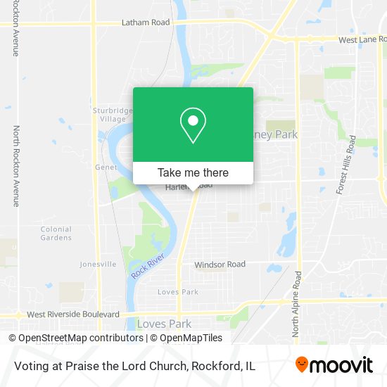 Mapa de Voting at Praise the Lord Church