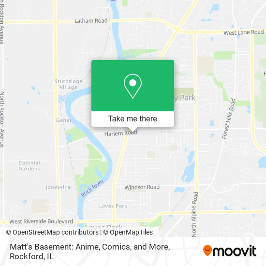 Matt's Basement: Anime, Comics, and More map