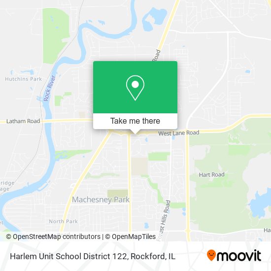 Harlem Unit School District 122 map