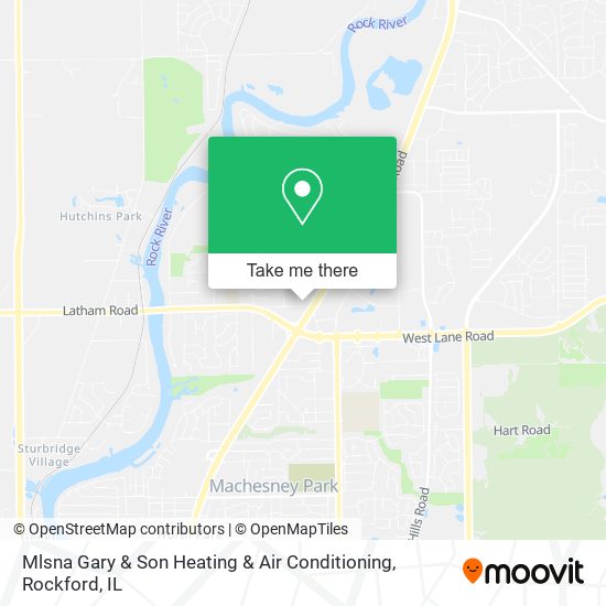 Mapa de Mlsna Gary & Son Heating & Air Conditioning