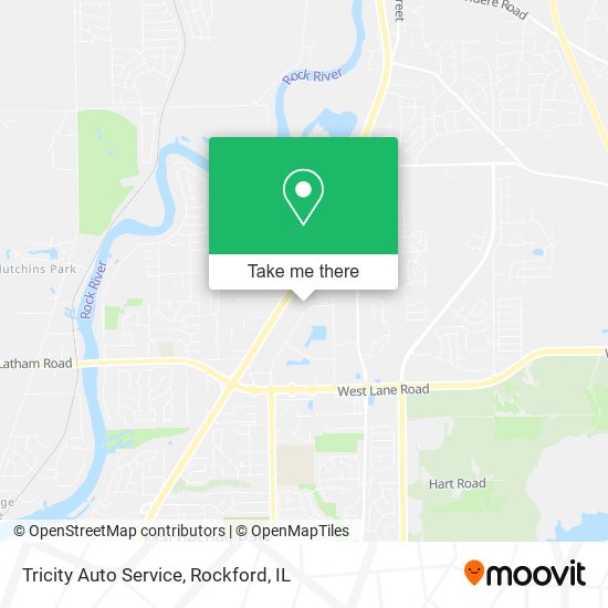 Tricity Auto Service map