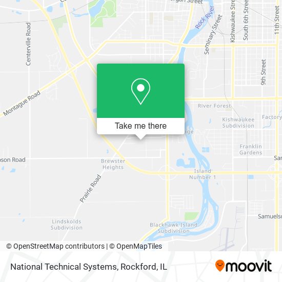 Mapa de National Technical Systems