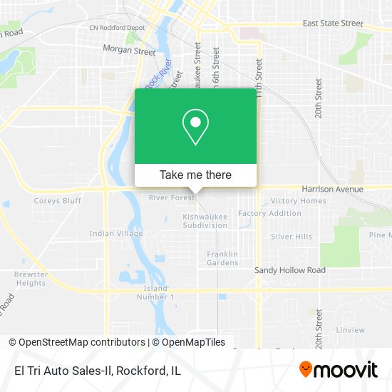 El Tri Auto Sales-Il map
