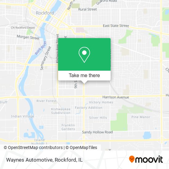 Mapa de Waynes Automotive