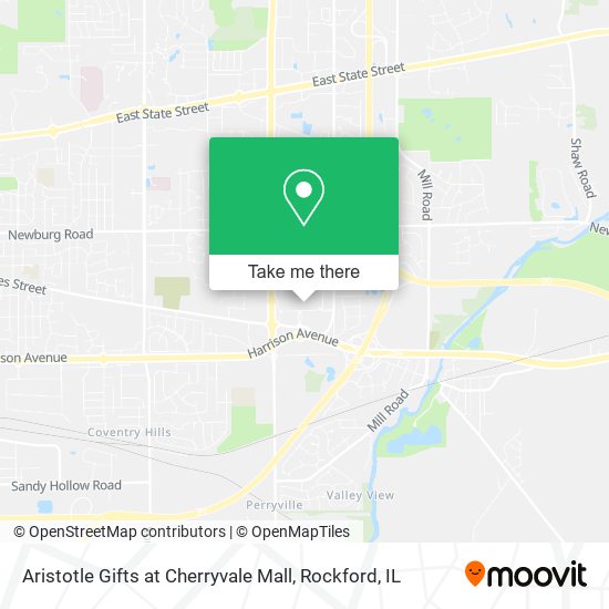 Aristotle Gifts at Cherryvale Mall map