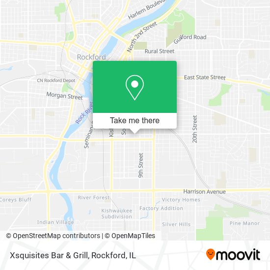 Xsquisites Bar & Grill map