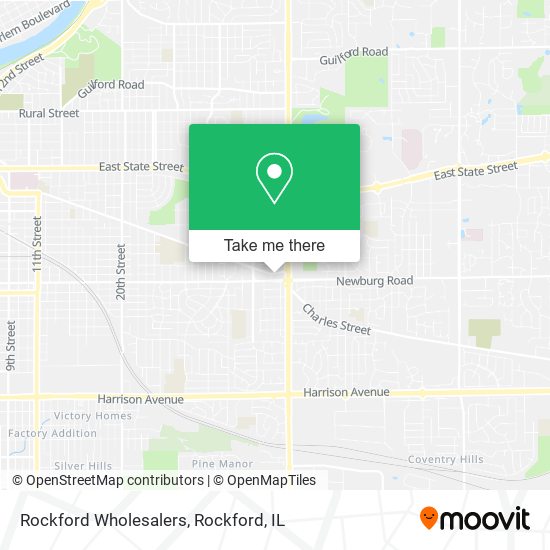 Rockford Wholesalers map