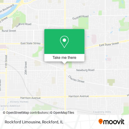 Rockford Limousine map