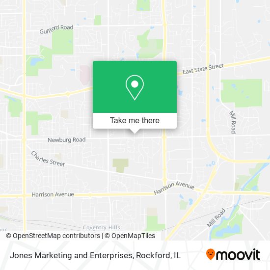 Jones Marketing and Enterprises map