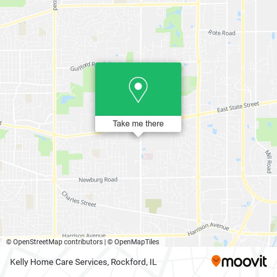 Kelly Home Care Services map