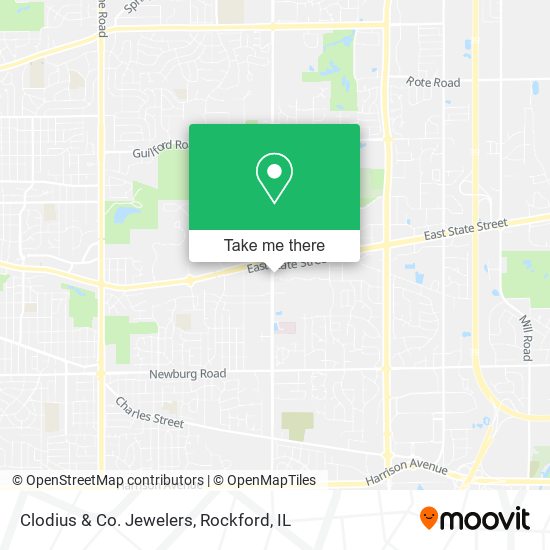 Clodius & Co. Jewelers map
