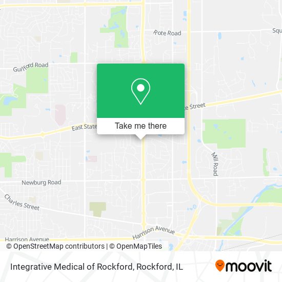 Integrative Medical of Rockford map