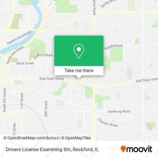 Mapa de Drivers License Examining Stn