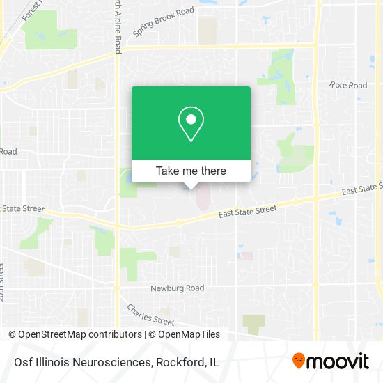 Osf Illinois Neurosciences map