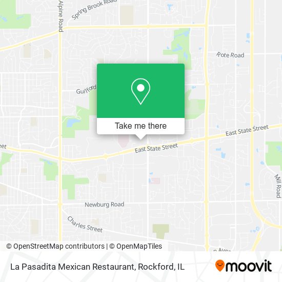 La Pasadita Mexican Restaurant map