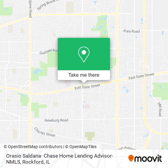 Orasio Saldana- Chase Home Lending Advisor- NMLS map