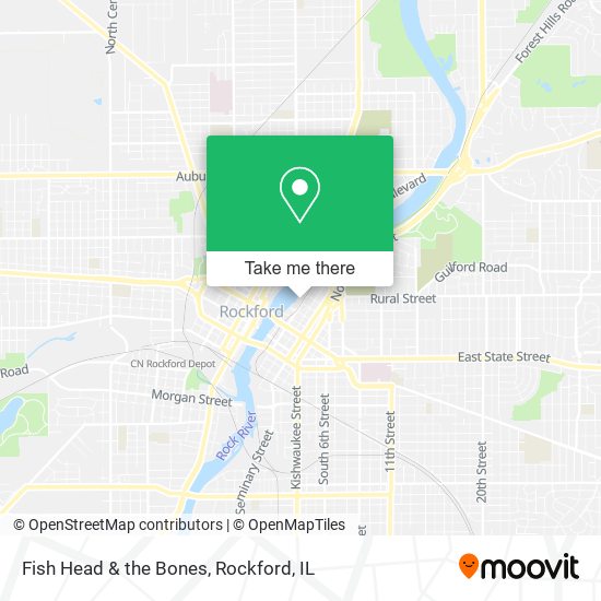 Mapa de Fish Head & the Bones