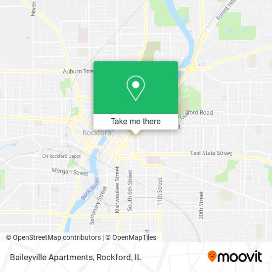 Baileyville Apartments map
