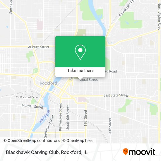 Mapa de Blackhawk Carving Club