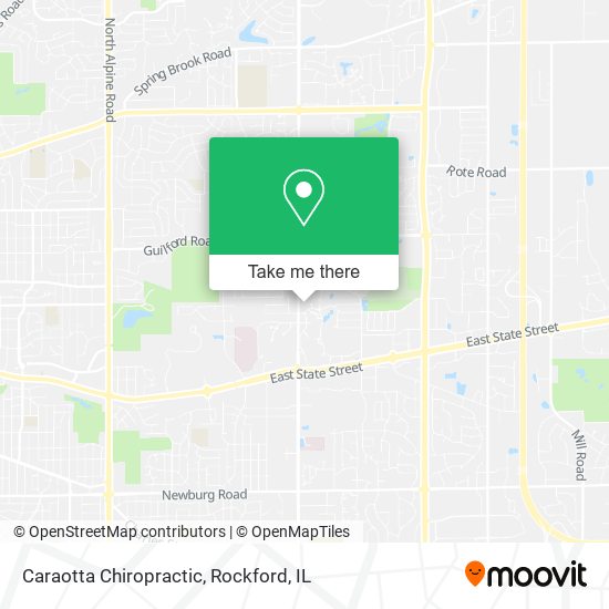 Caraotta Chiropractic map