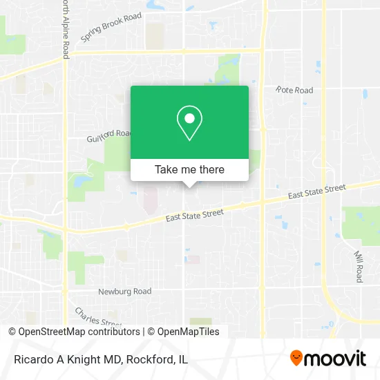 Ricardo A Knight MD map