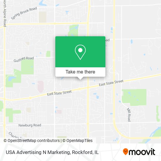USA Advertising N Marketing map