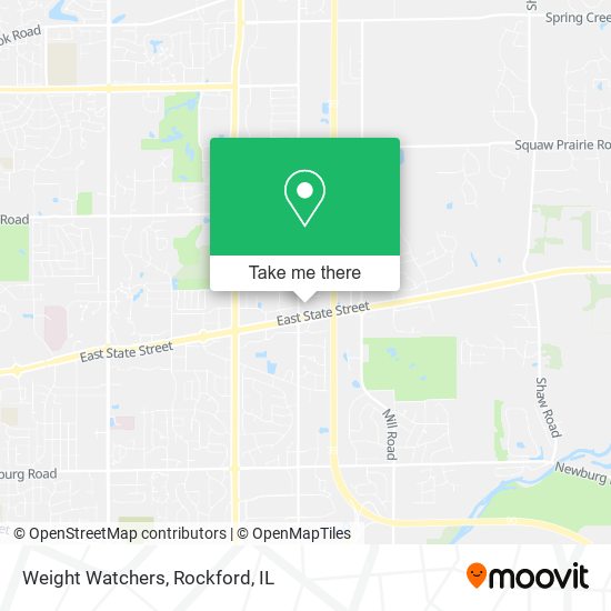 Mapa de Weight Watchers
