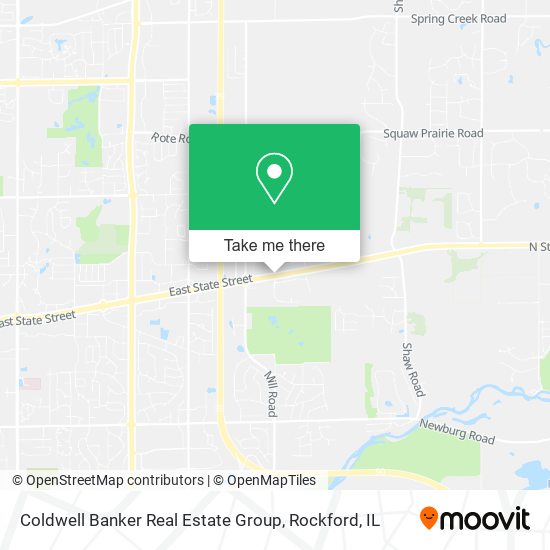 Coldwell Banker Real Estate Group map