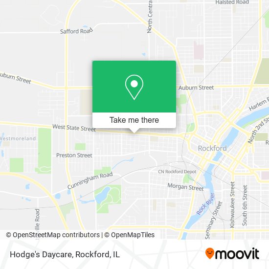 Mapa de Hodge's Daycare