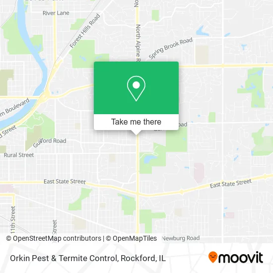 Orkin Pest & Termite Control map