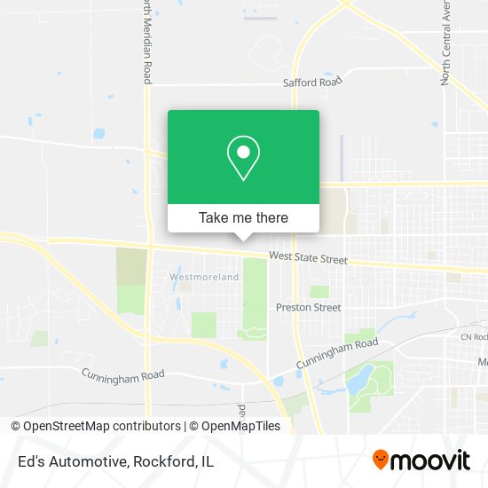 Mapa de Ed's Automotive