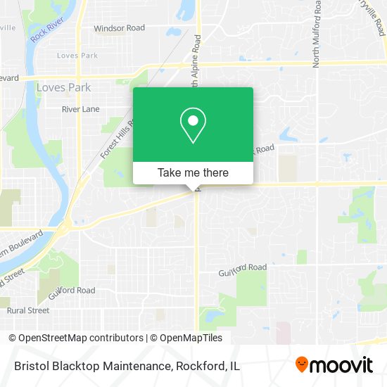 Bristol Blacktop Maintenance map